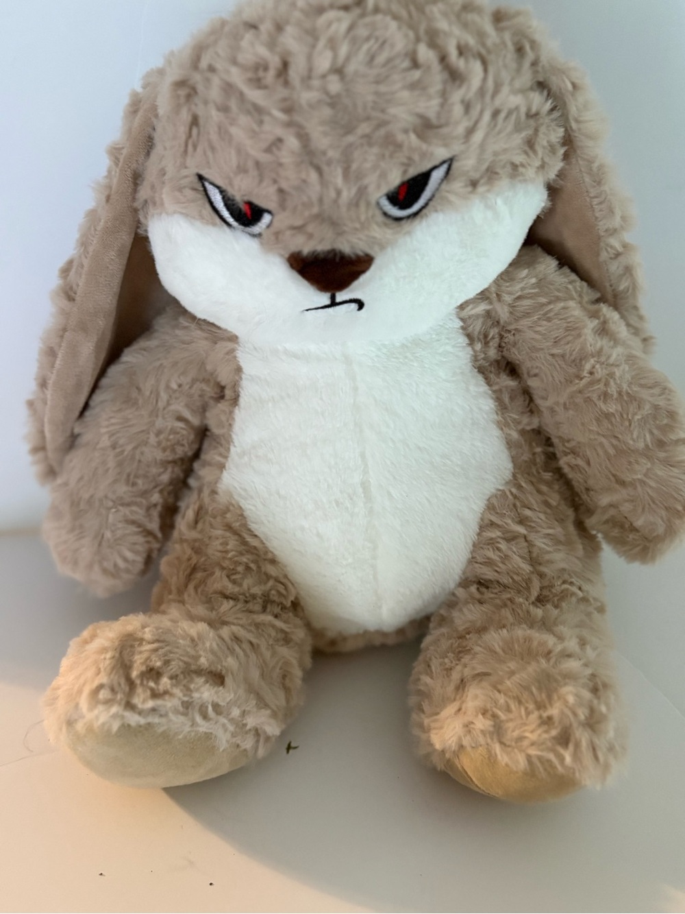 Broody Bunny offical grumpy handmade plush stuffed animal
